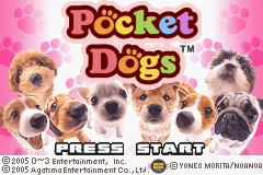 Pocket Dogs Title Screen